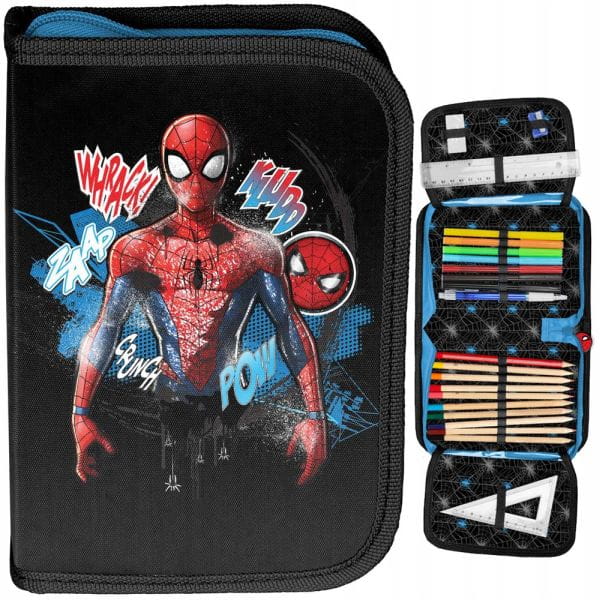 Piórnik z Wyposażeniem Spiderman Paso