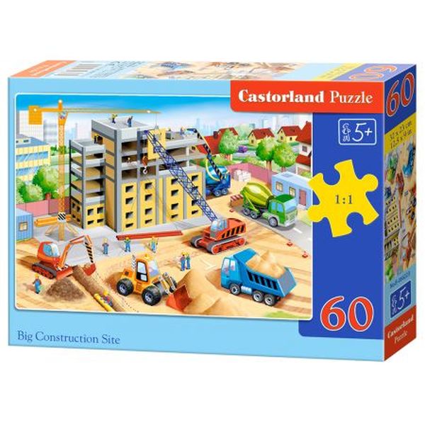 Puzzle 60 el. Big Construction Site