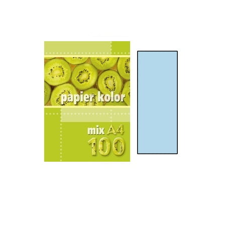 PAPIER A4 100 J,NIEBIESKI