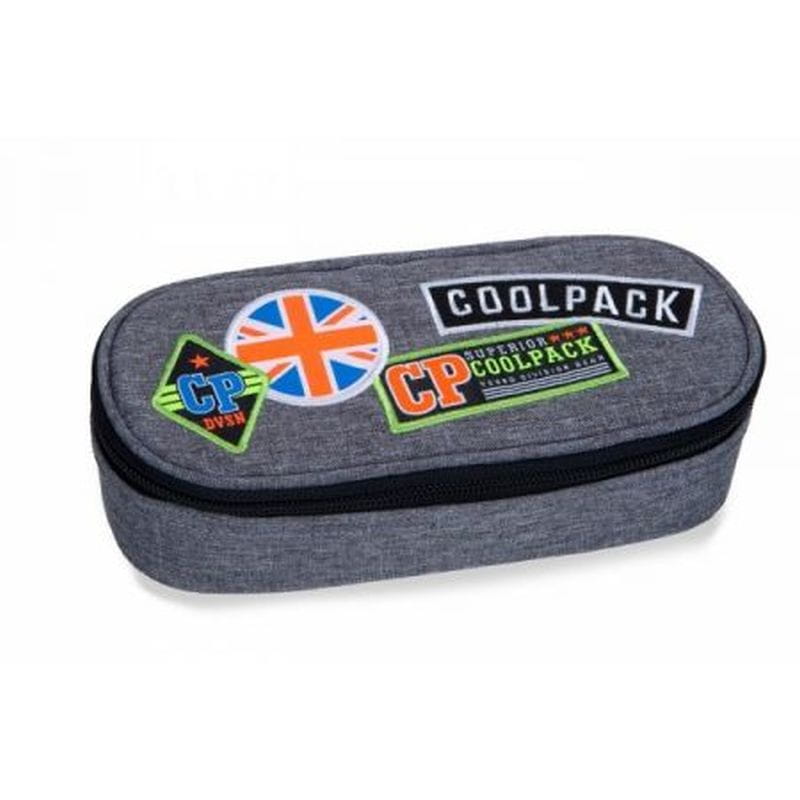 COOLPACK - CAMPUS - PIÓRNIK - GREY (BADGES)