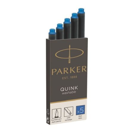 NABOJE PARKER QUINK JASNE NIEBIESKIE 5SZTUK