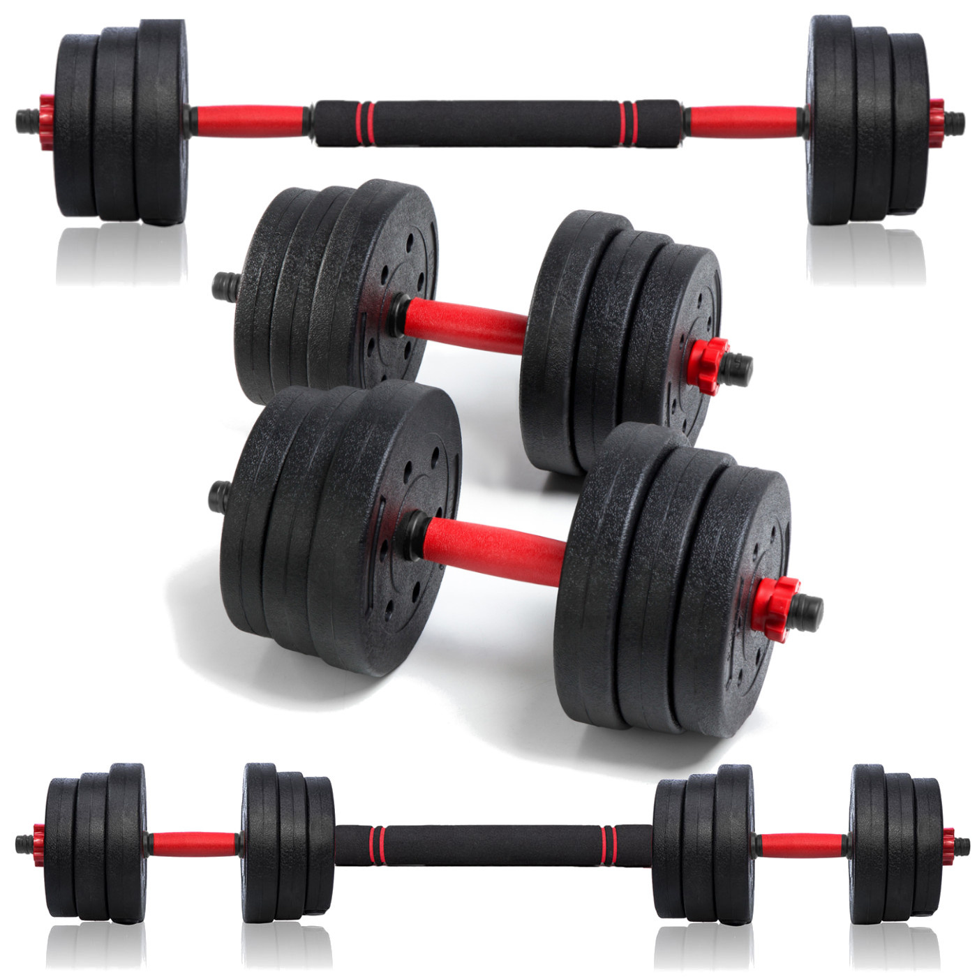 HANTLE Regulowane z funkcją sztangi 20 kg 2 x 10 KG