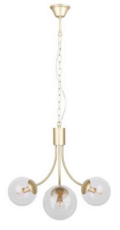 Lampa wisząca złota 3xE14 żyrandol Dani