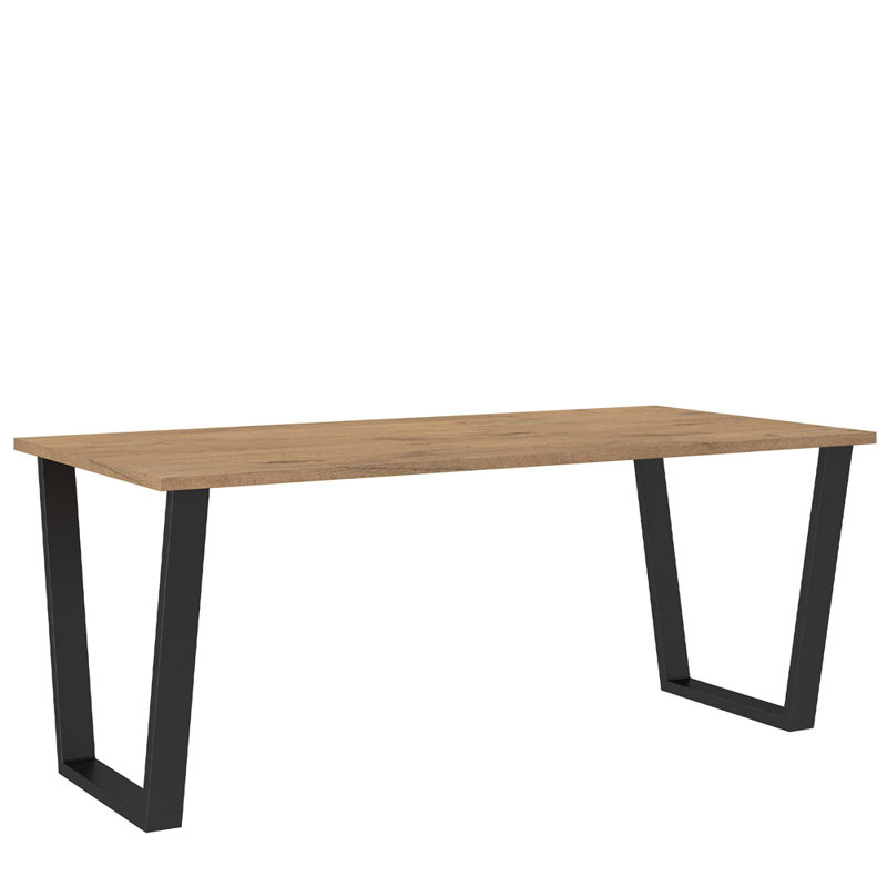 Industrialny stół KARO 185x67