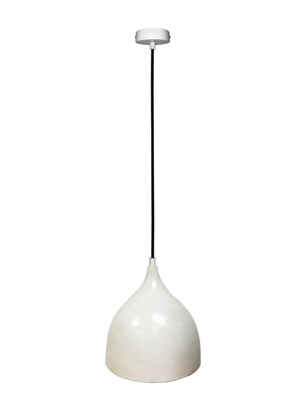 LAMPA WISZĄCA YSTAD 220mm E27 40W METAL BIAŁY