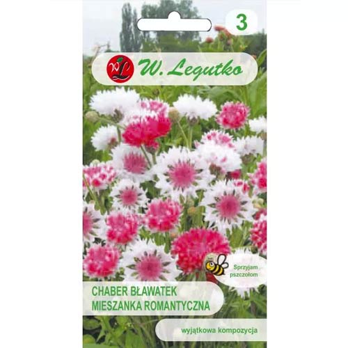 1 szt, Chaber bławatek Classic Romantic, mix kolorow - Nasiona: Ilość w opakowaniu: 1 g