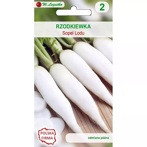 1 szt, Rzodkiewka Sopel Lodu - Nasiona: Ilość w opakowaniu: 5 g