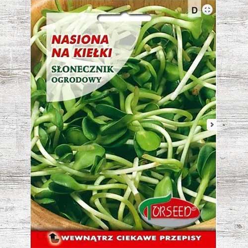 1 szt, Słonecznik, nasiona na mikrolistki - Nasiona: Ilość w opakowaniu: 5 g
