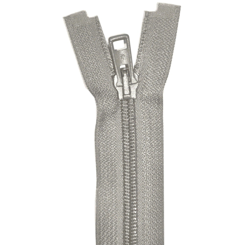 Zamek spiralny stały 18-20cm kol. jasny popiel