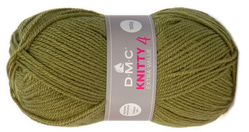 WŁÓCZKA DMC KNITTY 4 KOL.634 / OLIWKOWY