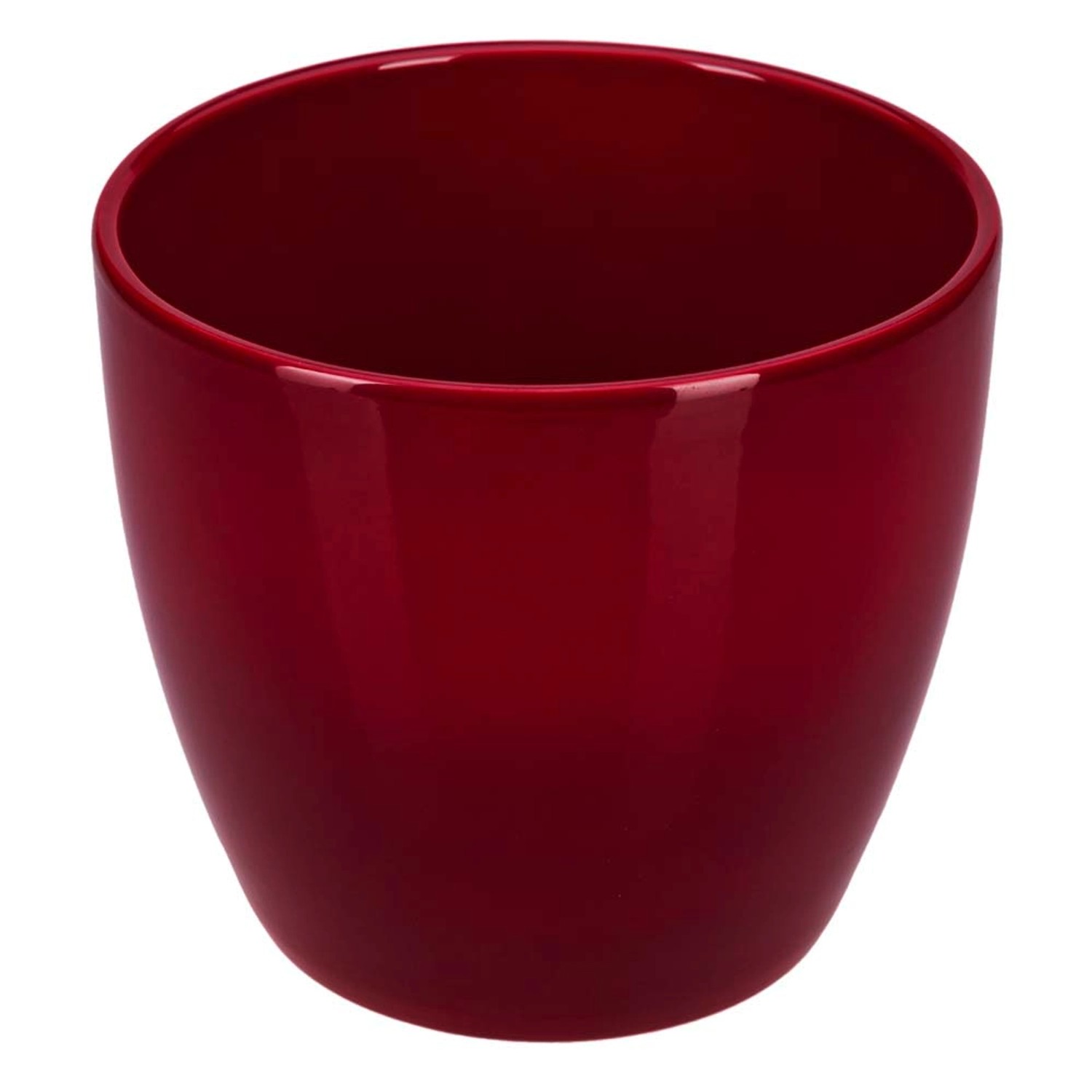 Osłonka ceramiczna Irys bordowa - śr. 19 cm