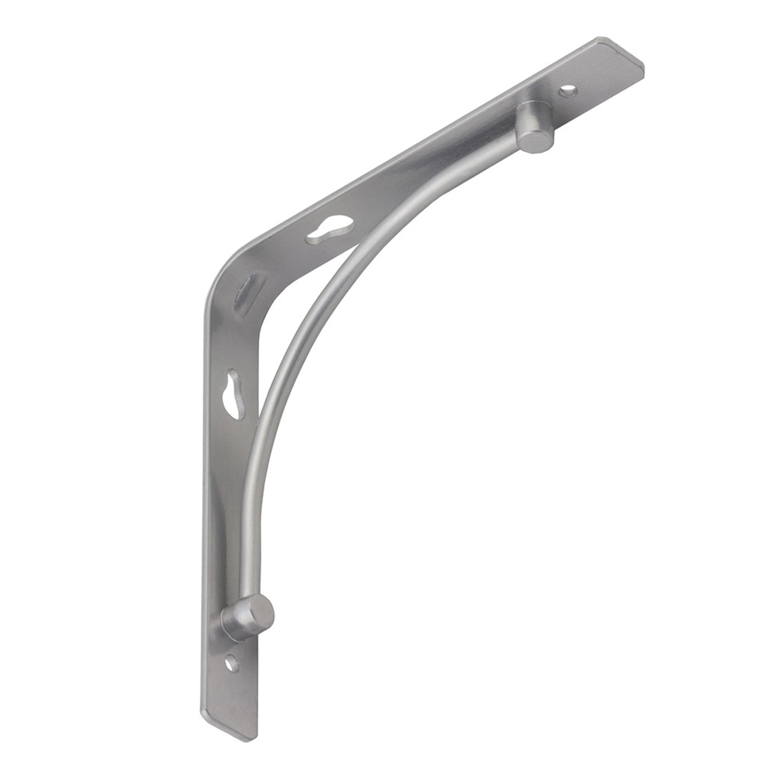 Domax Wspornik Bow 200 srebrny 200x200mm
