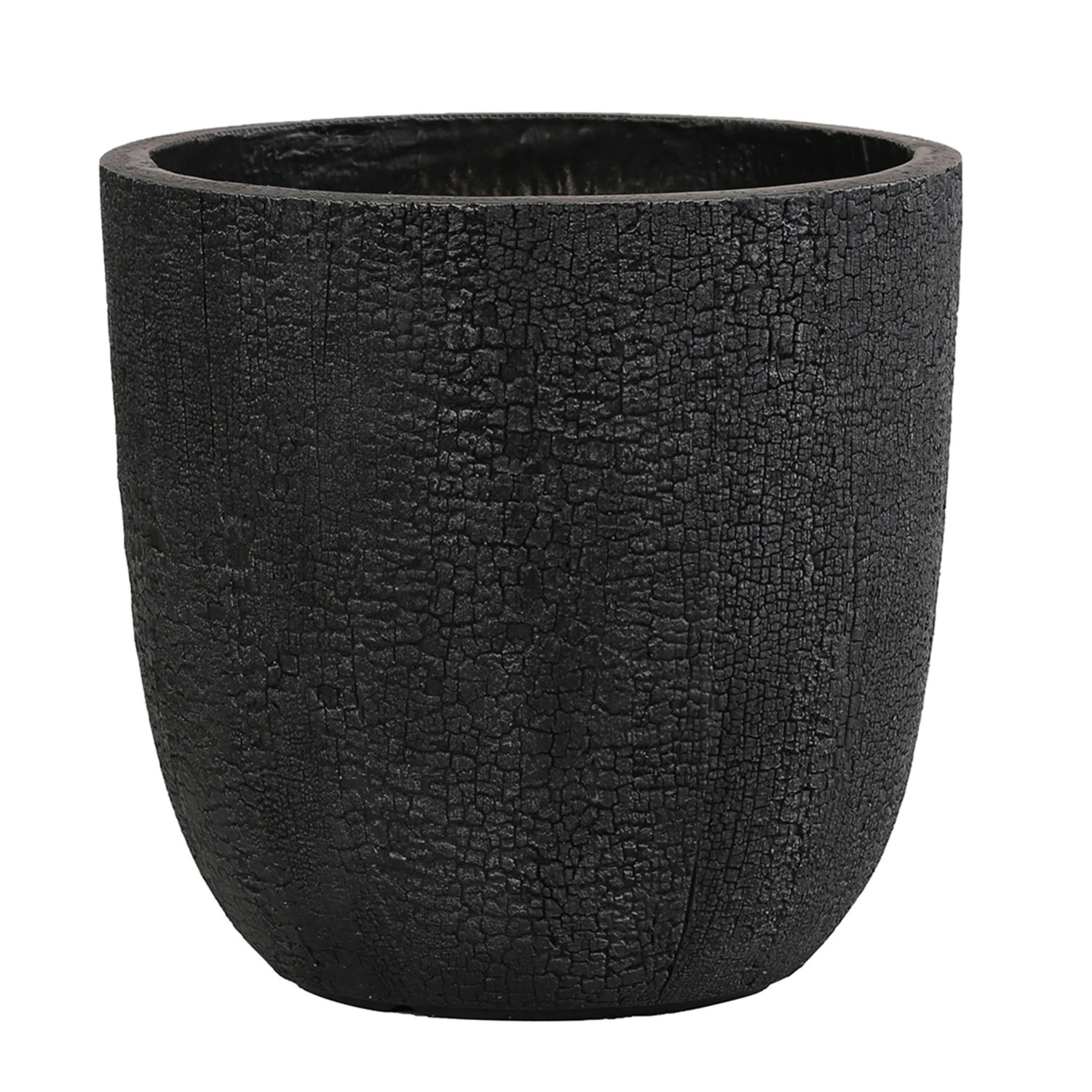 Donica Carbone czarna - 43 x 41 cm