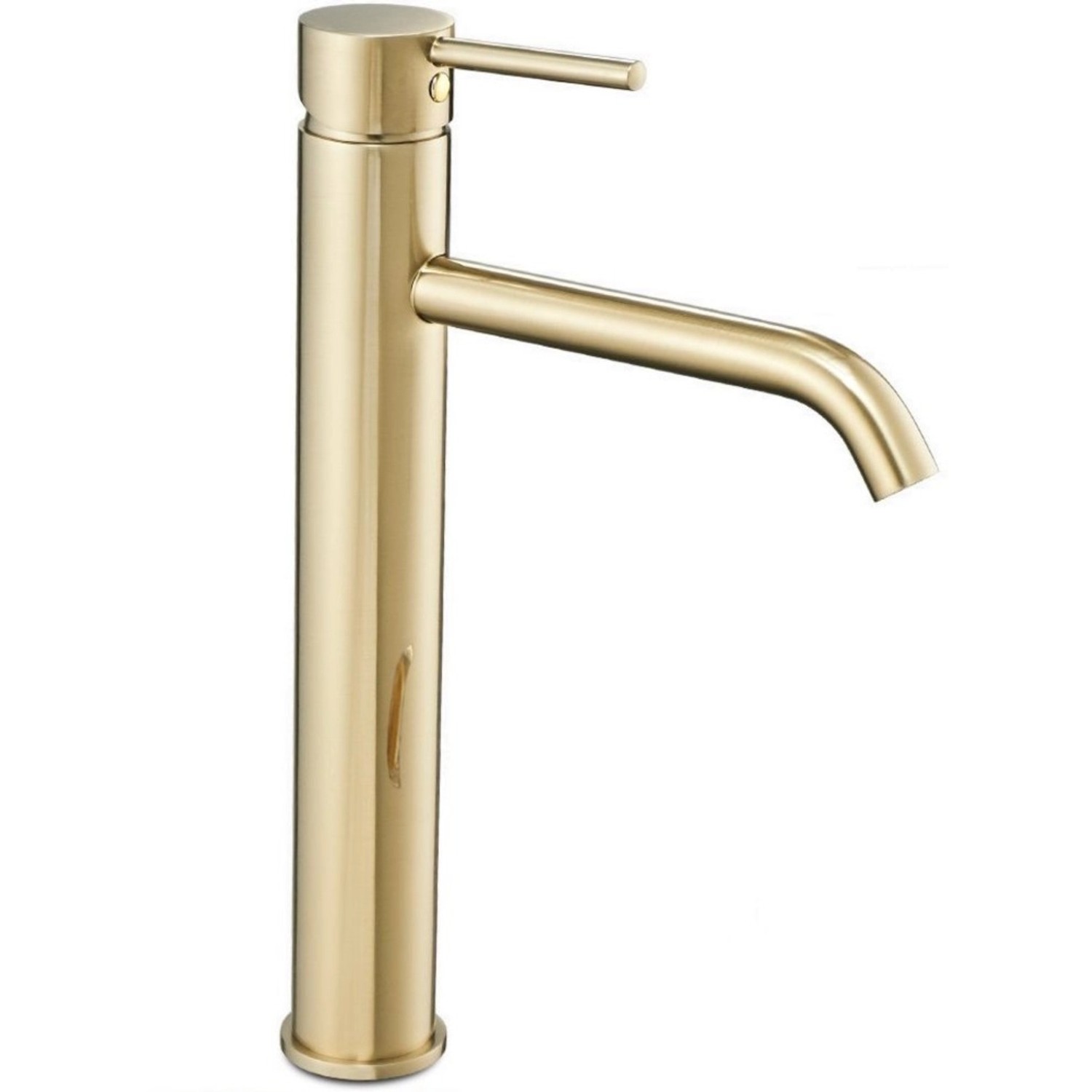 Rea Bateria umywalkowa Lungo wysoka gold