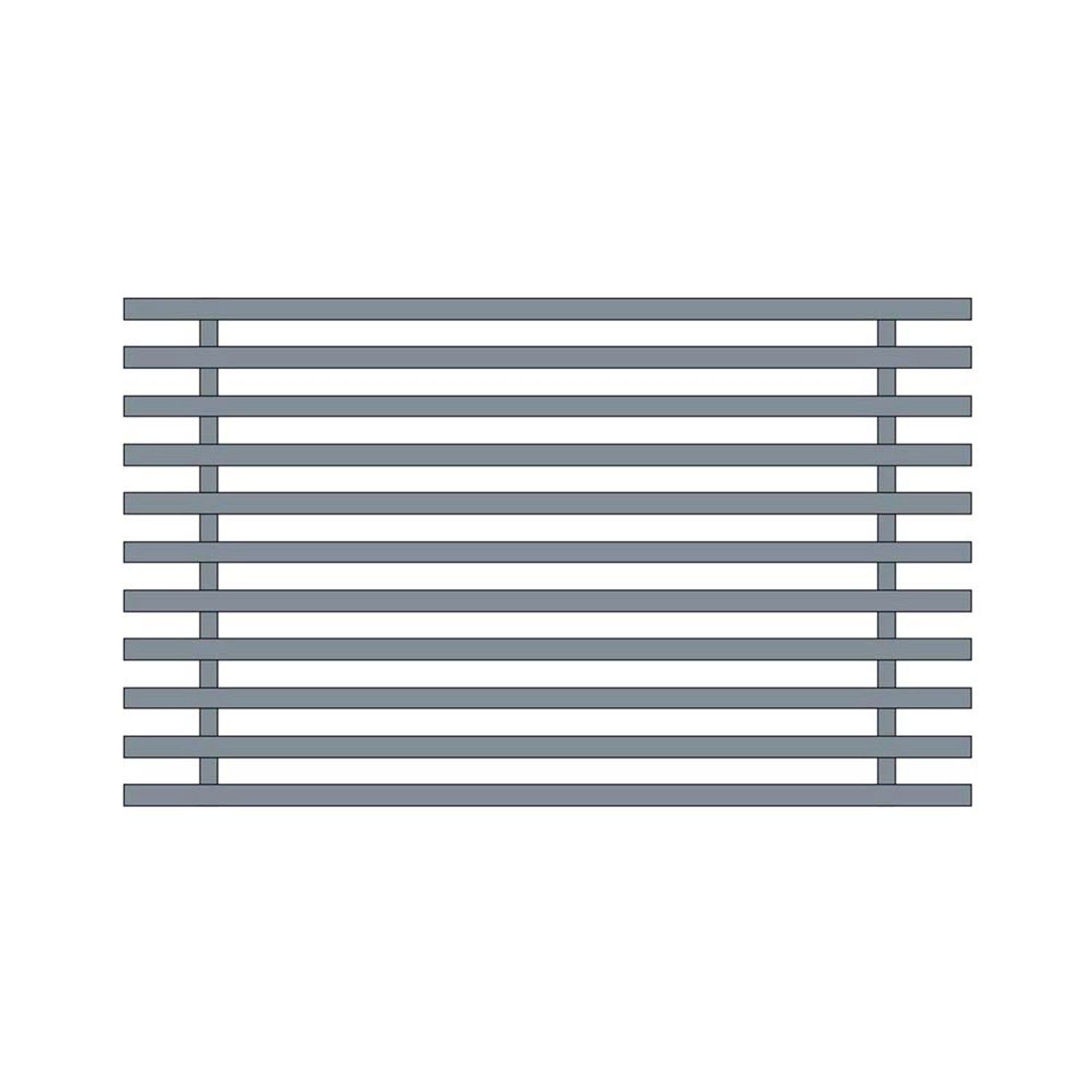 Jarmex Przęsło ogrodzeniowe Rimini antracyt mat 200x120cm