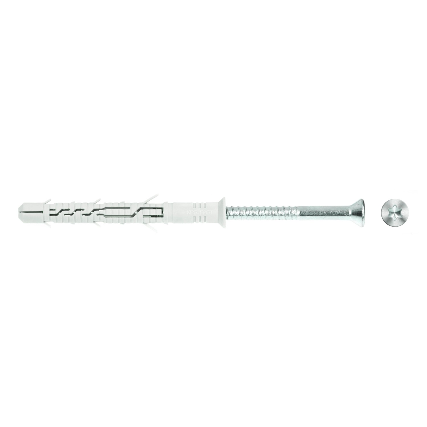 Wkręt-met Kołek ramowy z łbem stożkowym i gniazdem TX 10 mm x 160 mm