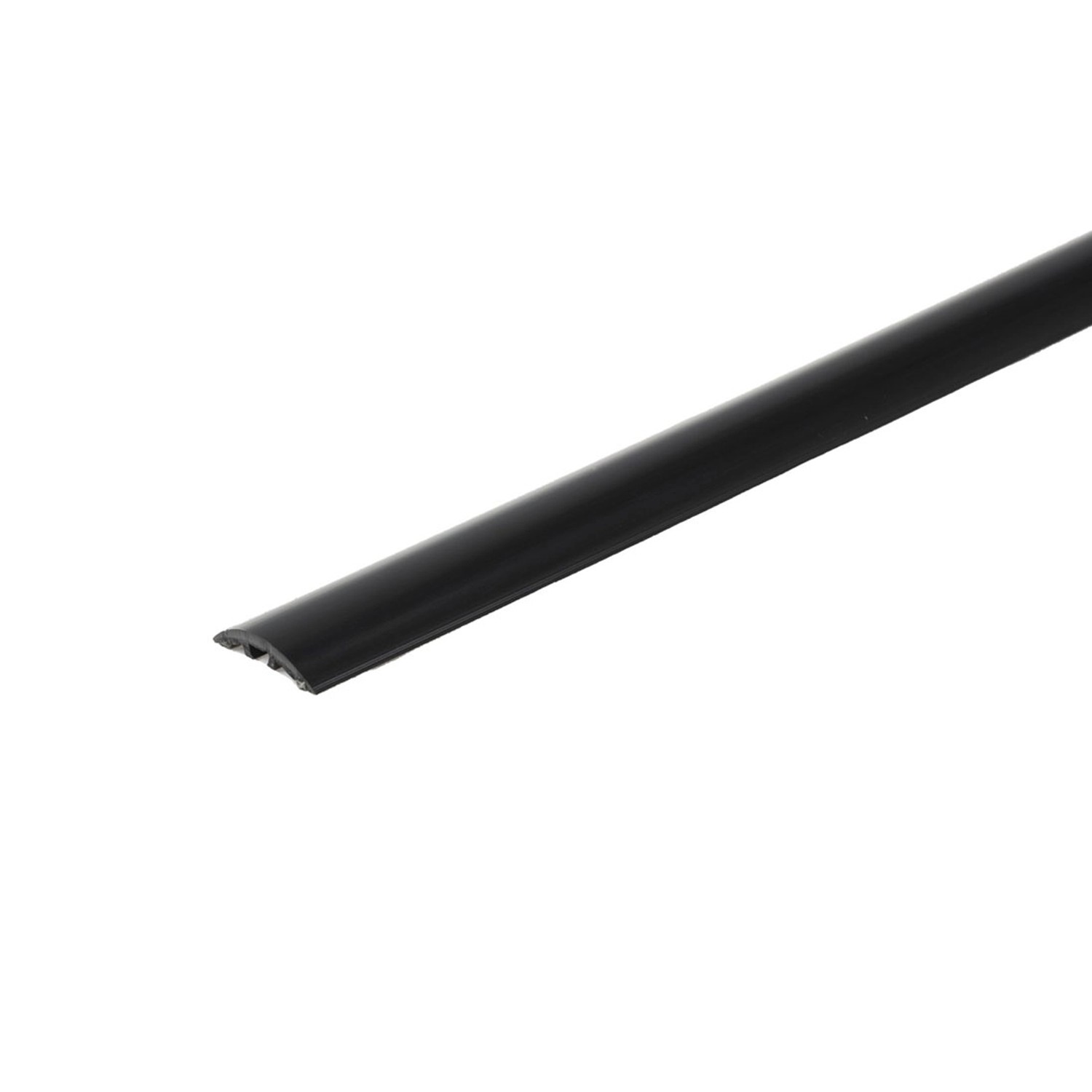Cezar Profil podłogowy wciskany PCV szer. 30 mm dł. 0,9 m czarny