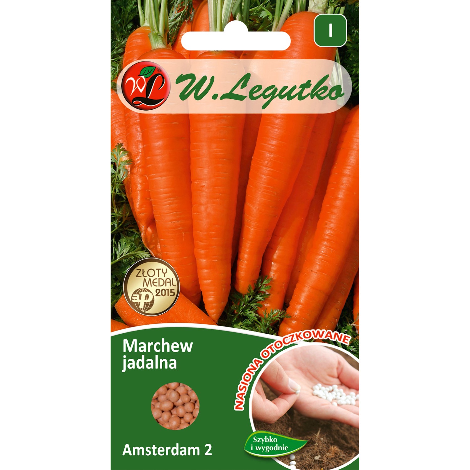 Marchew jadalna Amsterdam 2 otoczkowana