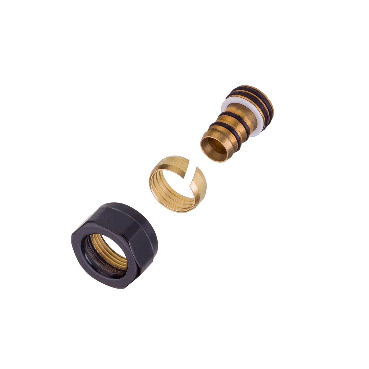 Schlösser Złączka PEX 2 sztuki czarna M22 x 1,5
