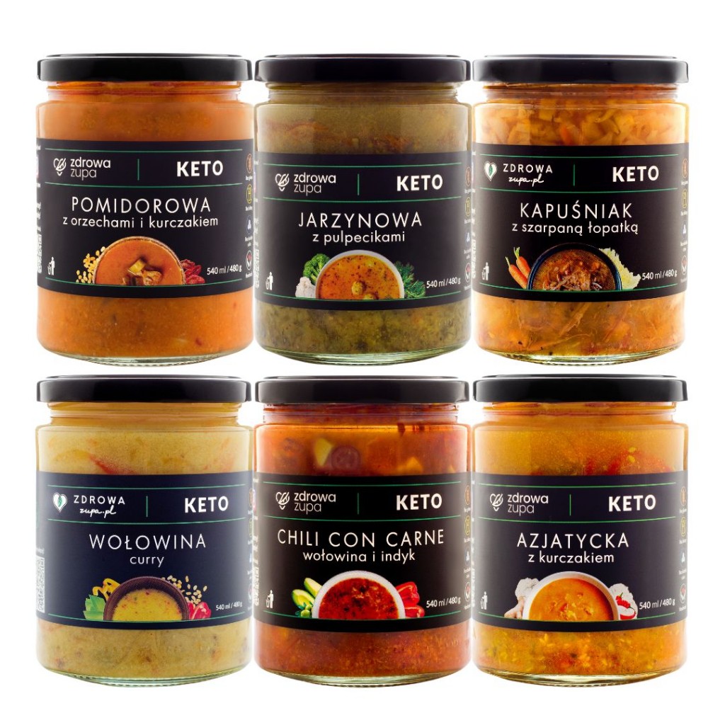 Zestaw 6 zup KETO