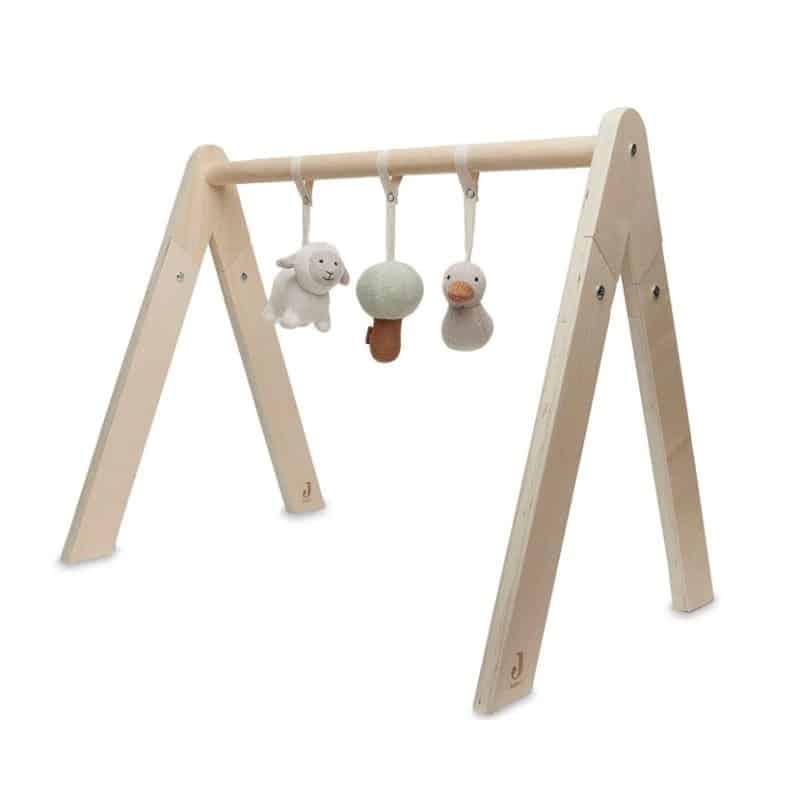 Jollein 3 zabawki interaktywne do stojaka BABYGYM FARM BBTB