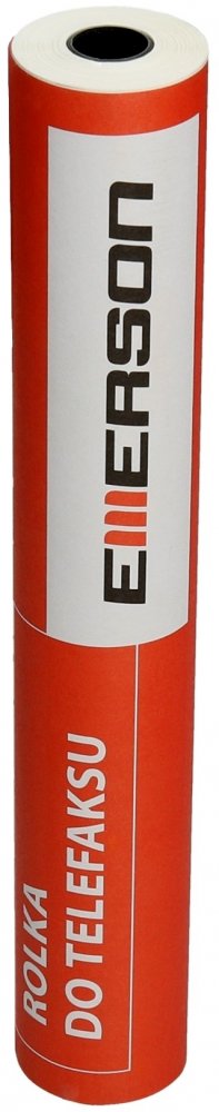 Papier do faksu Emerson, 216mm x 15m, 55g/m2, 12 sztuk, biały