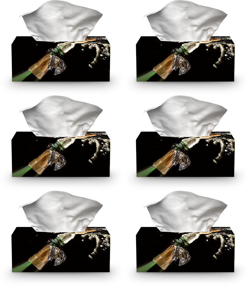 6x Chusteczki higieniczne Regina Splash, w kartoniku, 96 sztuk