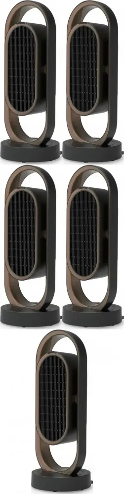 5x Termowentylator Activejet Selected 3D, 1800W, brązowo-czarny