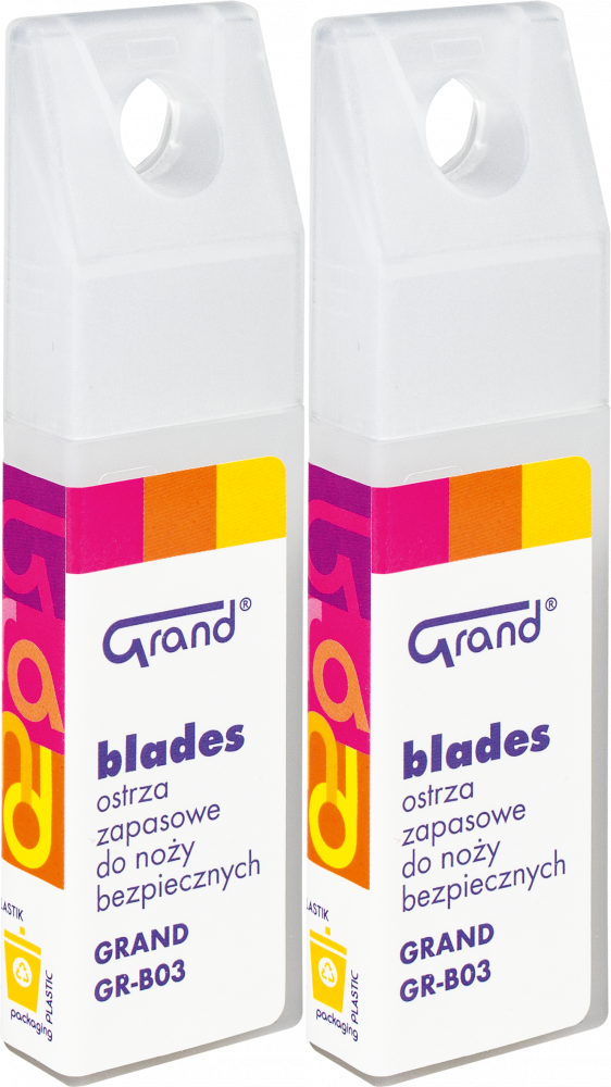 2x Ostrza wymienne Grand, do noża bezpiecznego GR-B03, 10 sztuk