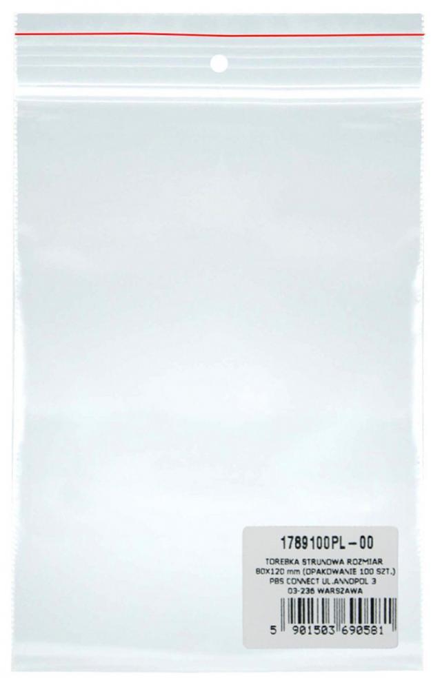 Woreczki strunowe OFFICE PRODUCTS, 80x120mm, 100 sztuk, bezbarwny