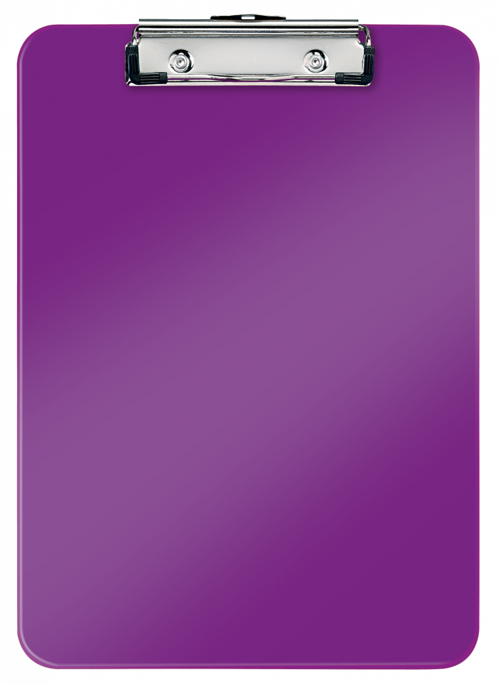 Clipboard Leitz Wow, A4, fioletowy
