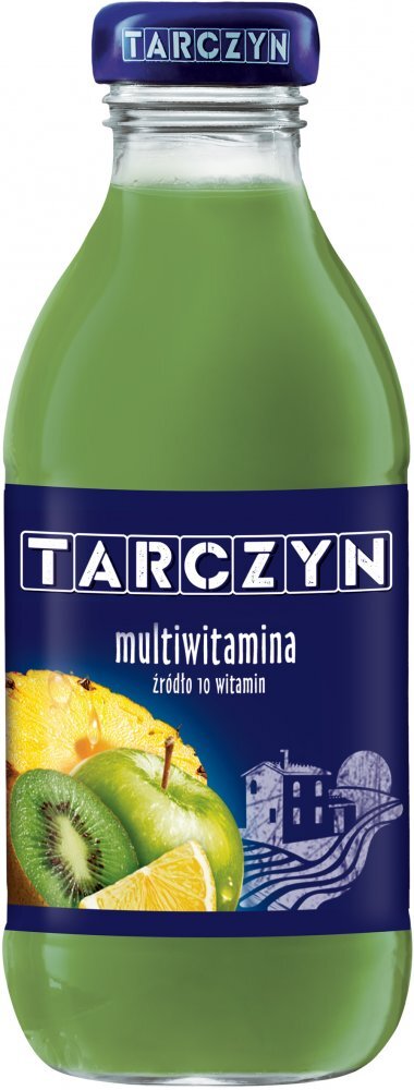Outlet: USZKODZONE OPAKOWANIE Napój multiwitamina (zielone owoce) Tarczyn, butelka szklana, 0.3l