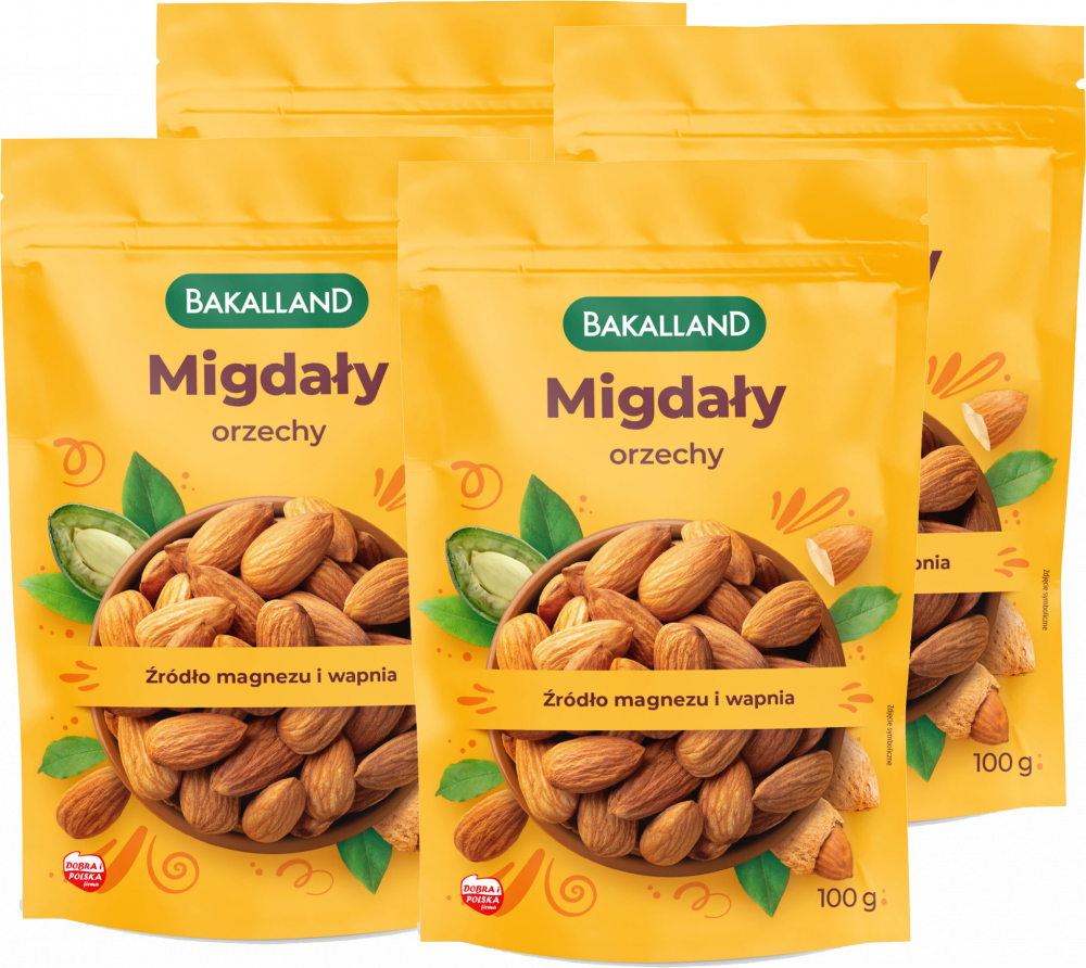4x Migdały Bakalland, 100g