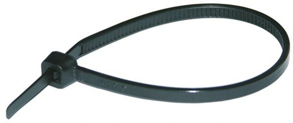 Opaska zaciskowa Erko, 7.6x360mm, 100 sztuk, czarny