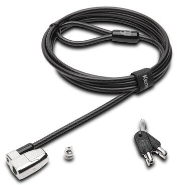 Blokada do laptopów Kensington ClickSafe 2.0, otwierana kluczem, czarno-srebrny