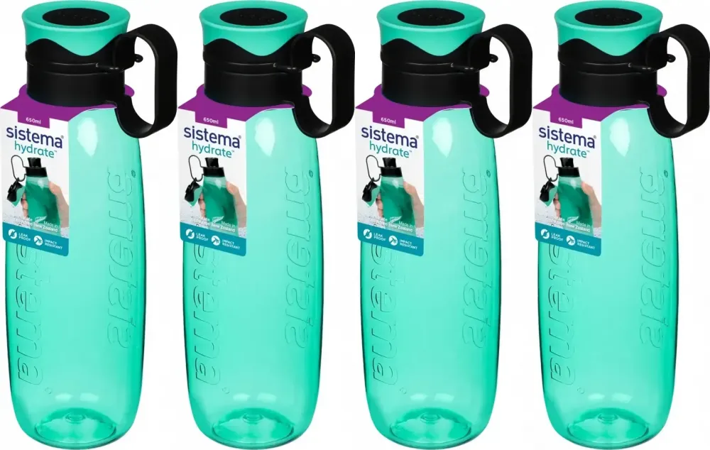 4x Bidon Sistema Tritan Traverse, 650ml, mix kolorów
