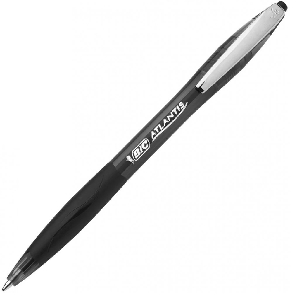 Długopis automatyczny Bic Atlantis Soft, 1mm, czarny