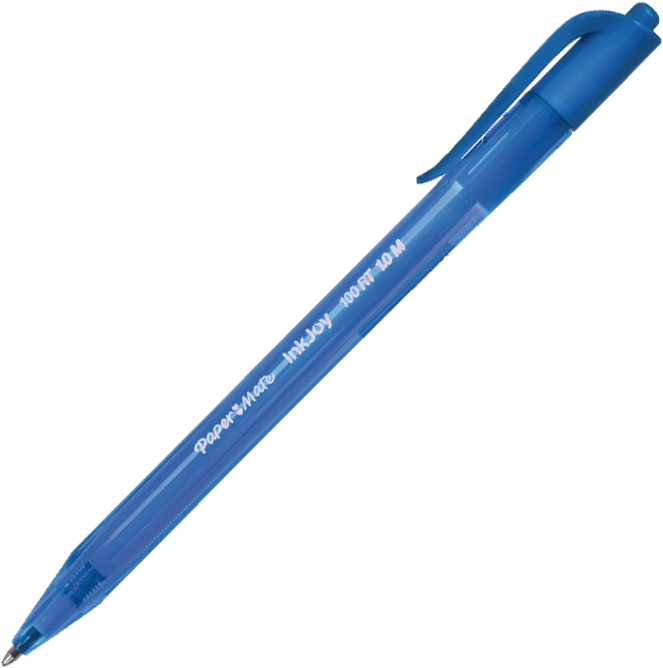 Długopis automatyczny Paper Mate, InkJoy 100RT, M (1mm), niebieski