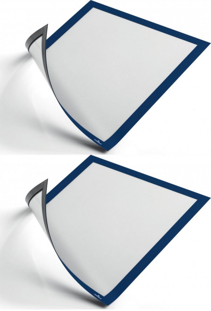 2x Ramka magnetyczna Durable Duraframe Magnetic, A3, 5 sztuk, granatowy