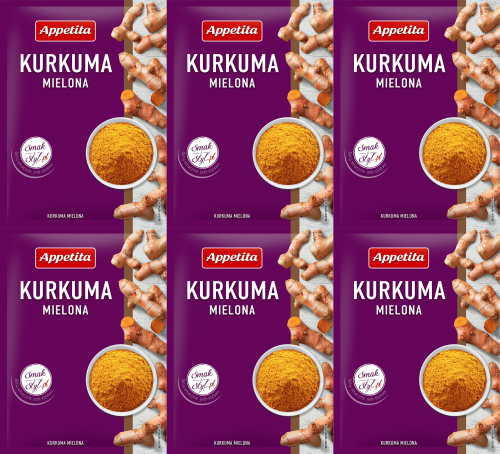 6x Kurkuma Appetita, 20g