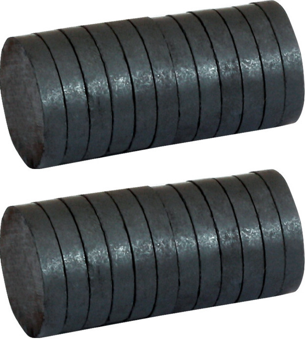 2x Magnes bez obudowy Grand, 30x5mm, 12 sztuk, czarny