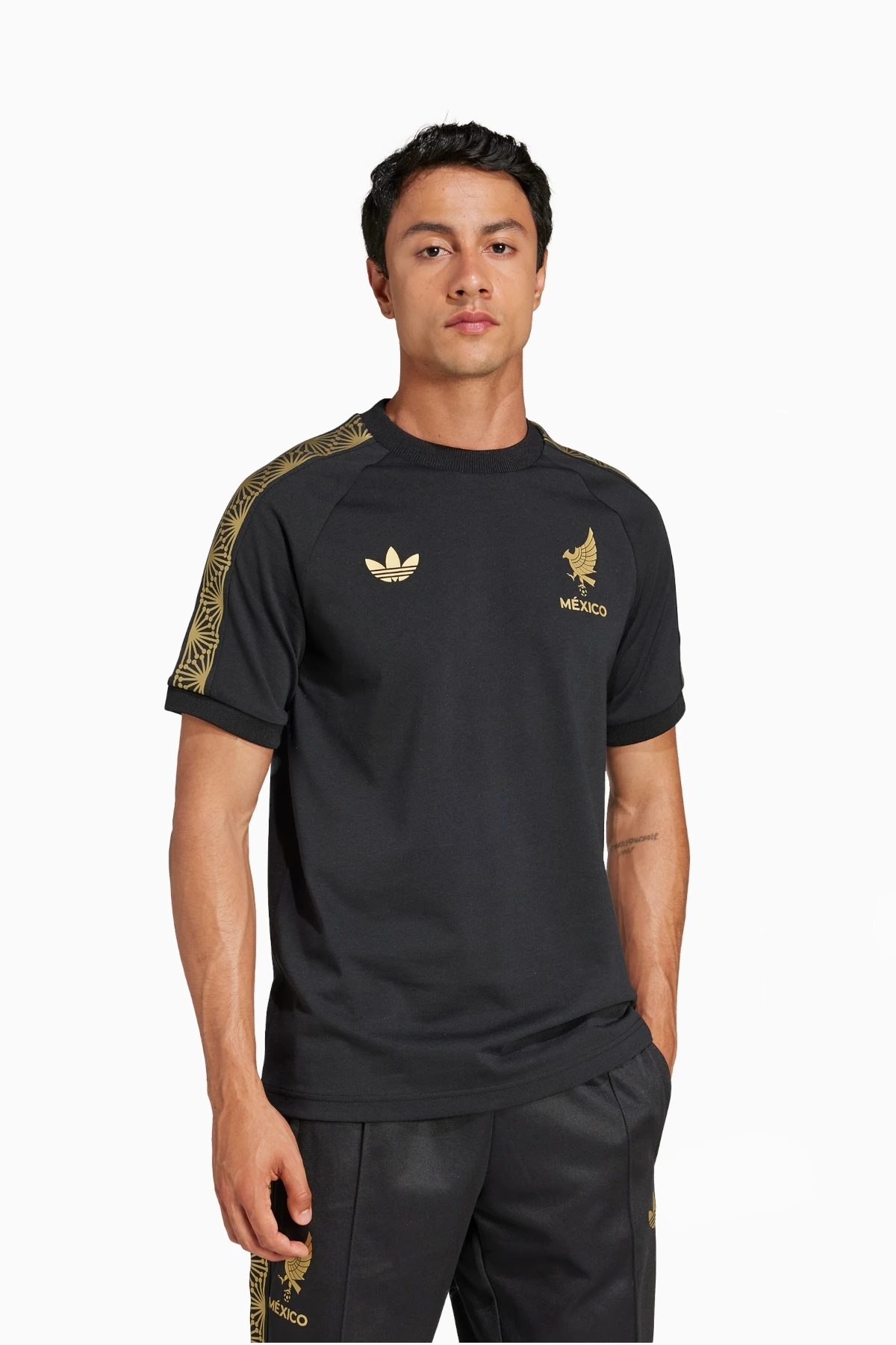 Koszulka Reprezentacji Meksyku adidas 2024 Gold - Czarny