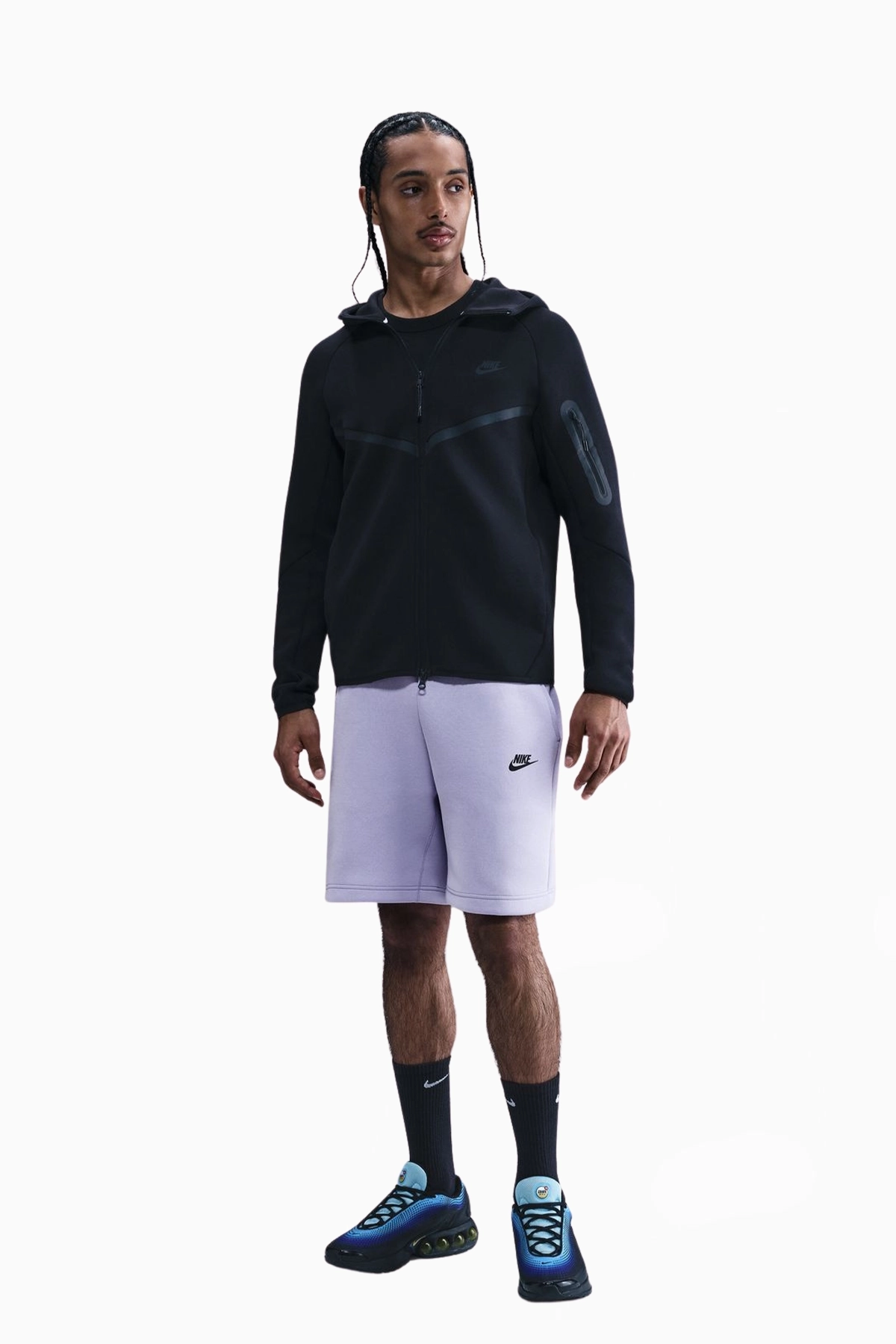 Spodenki Nike Sportswear Tech Fleece - Fioletowy