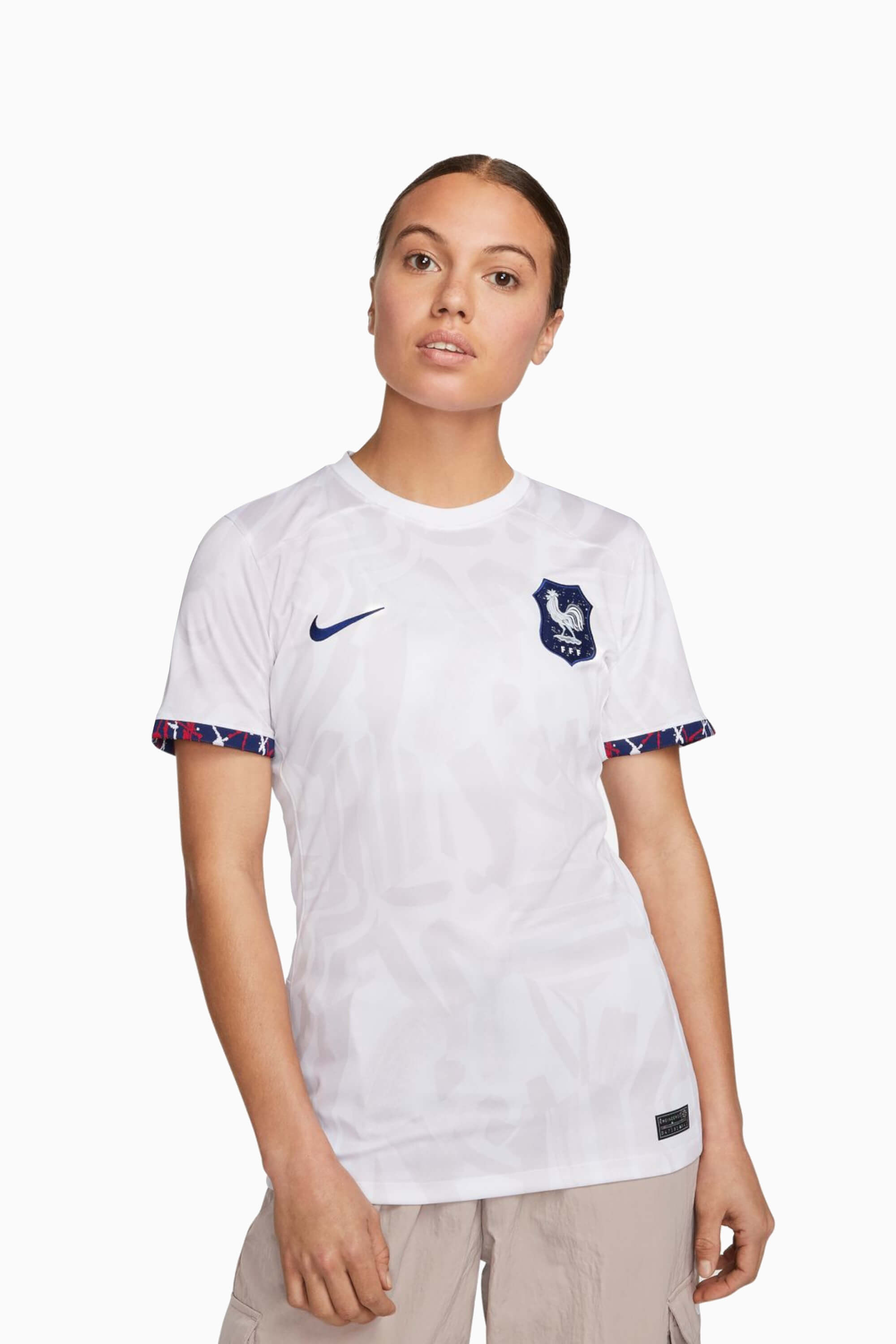 Koszulka Reprezentacji Francji Nike 2023 Wyjazdowa Stadium Damska - Biały