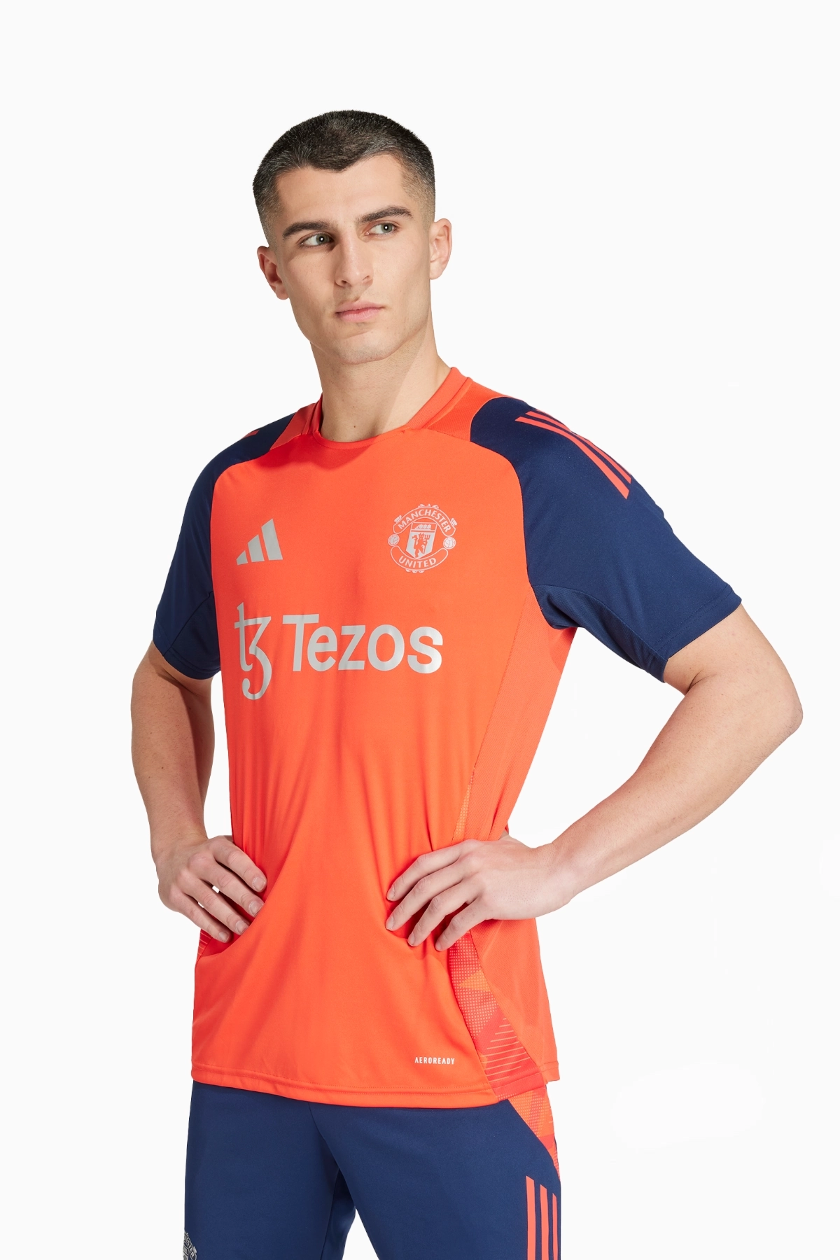 Koszulka adidas Manchester United 24/25 Training - Pomarańczowy