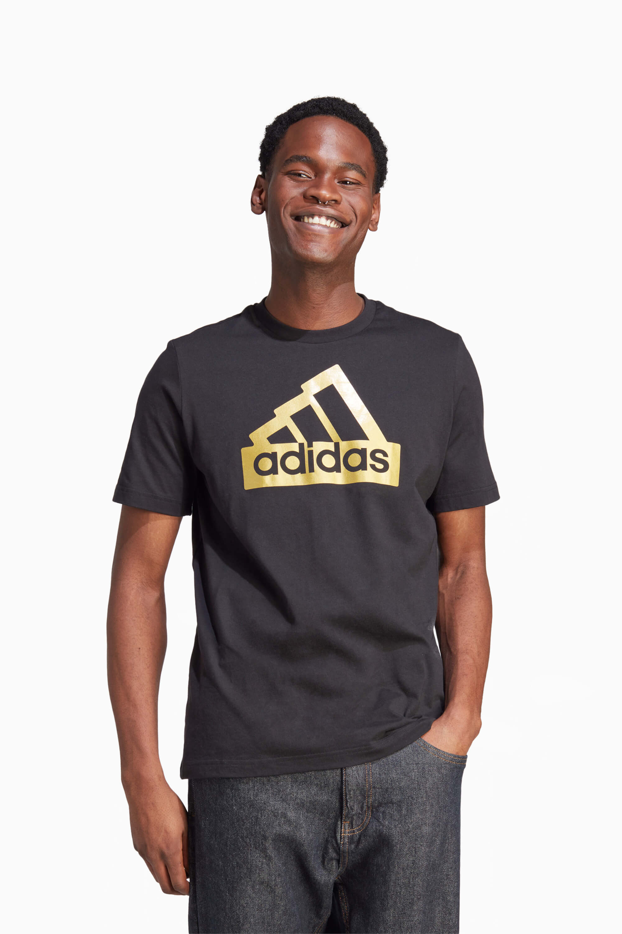 Koszulka adidas Sportswear Future Icons Metallic - Czarny
