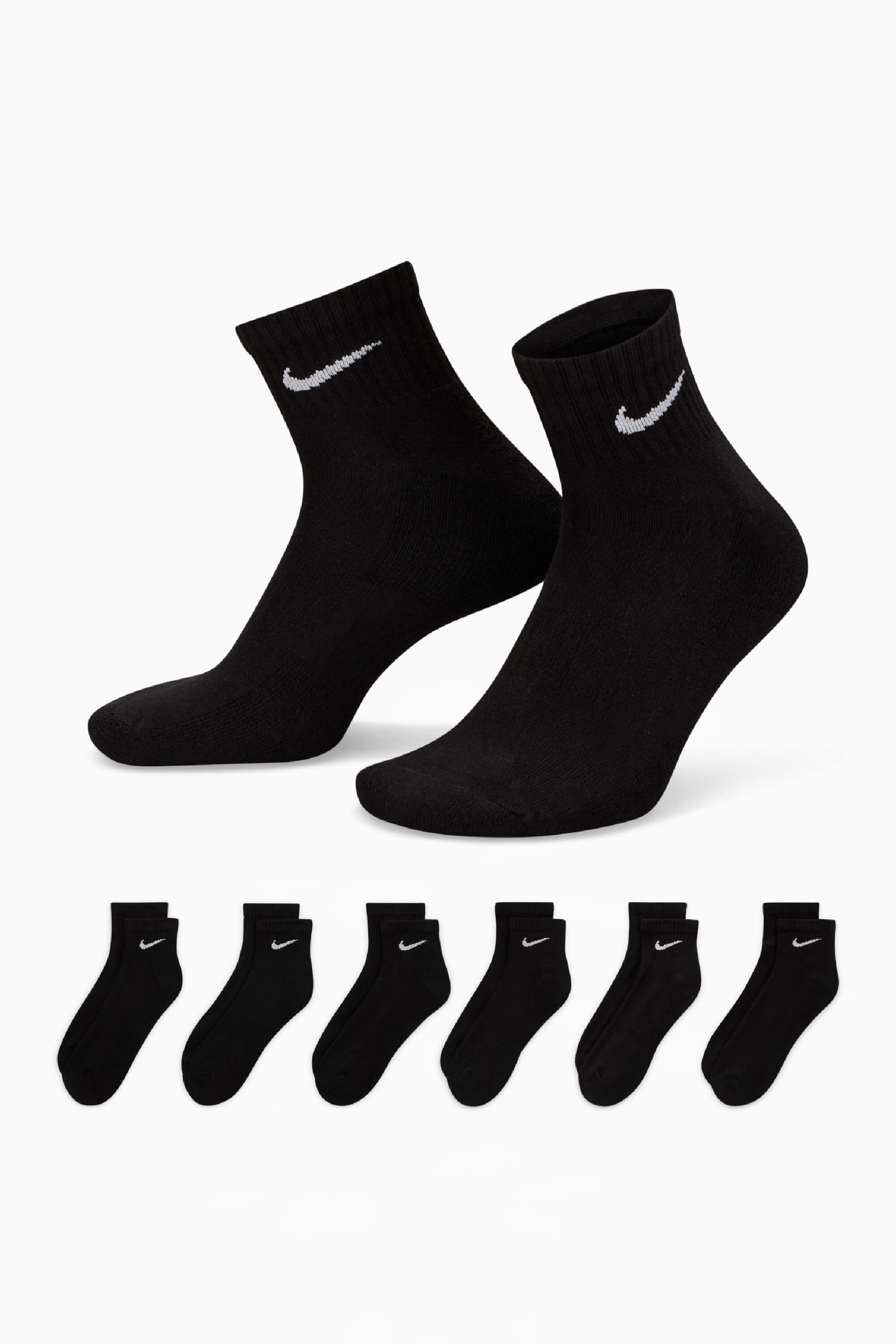 Skarpety Nike Everyday Cushioned Crew 6-pack - Czarny