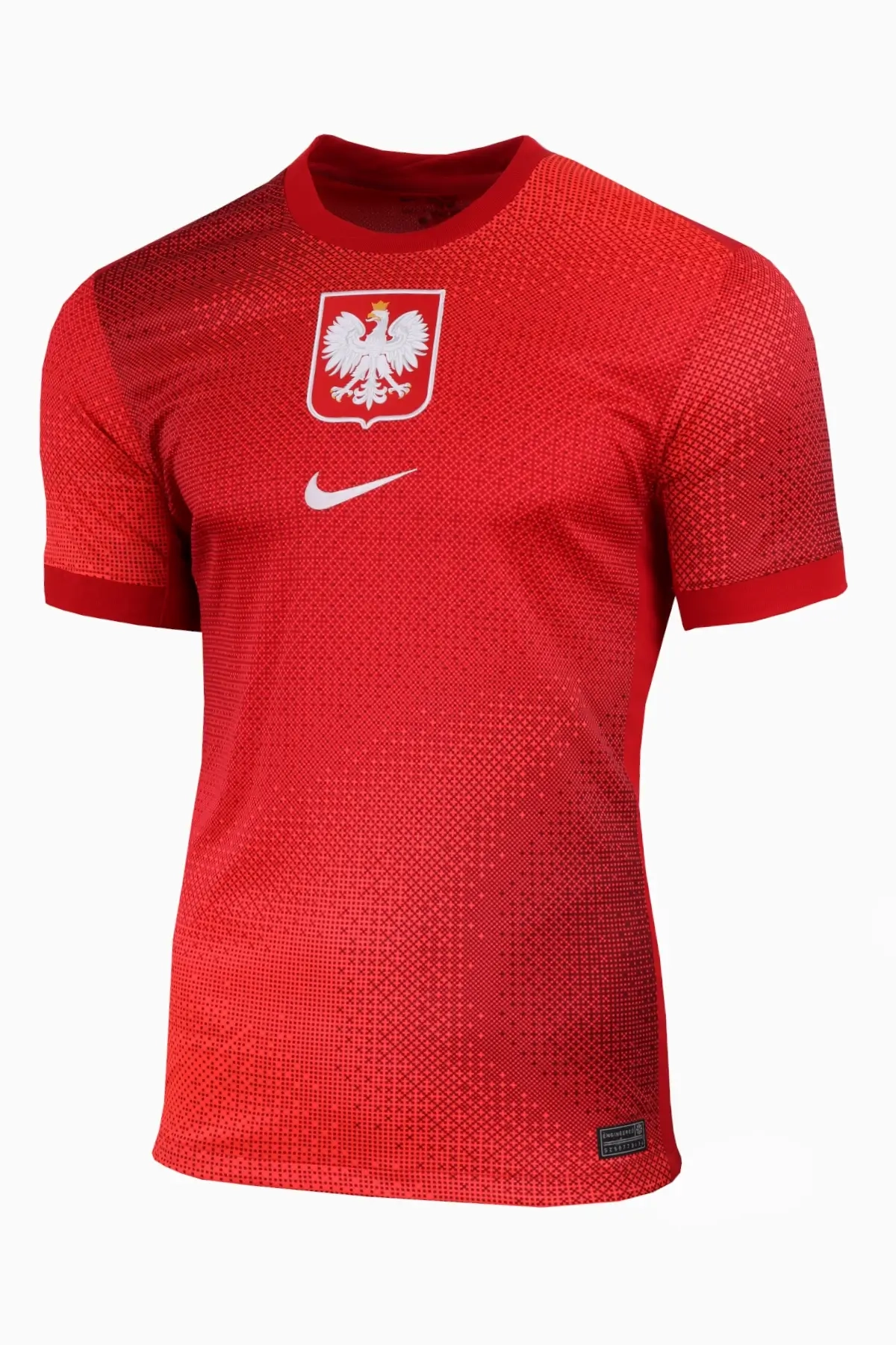 Koszulka Reprezentacji Polski Nike 2024 Wyjazdowa Stadium Damska - Czerwony