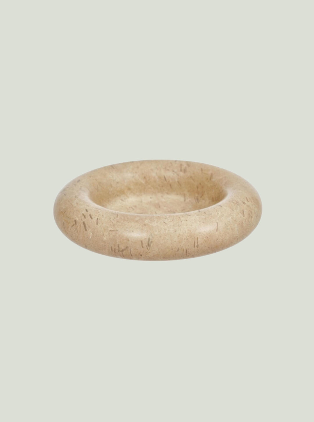 Świecznik Marmurowy Savi Beige Duży OYOY