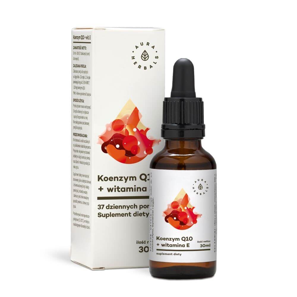 Koenzym Q10 witamina E 30ml AuraHerbals